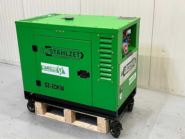 Stahlzet sz-20kw - luchtgekoelde stille tweecilinder dieselgenerator - 2026 - afbeelding 1 van  28