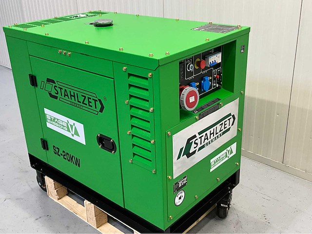 Stahlzet sz-20kw - luchtgekoelde stille tweecilinder dieselgenerator - 2026 - afbeelding 20 van  28