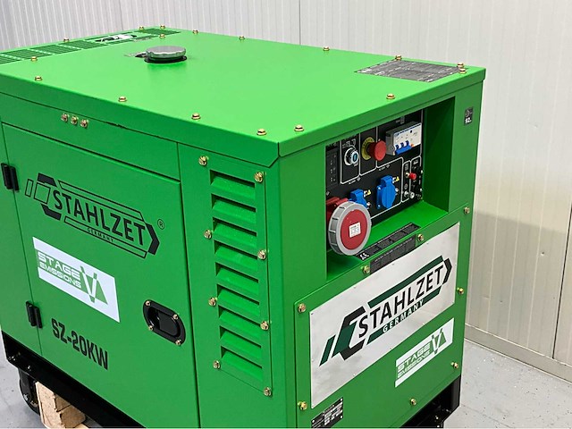 Stahlzet sz-20kw - luchtgekoelde stille tweecilinder dieselgenerator - 2026 - afbeelding 24 van  28