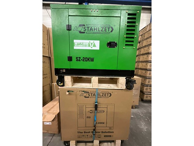 Stahlzet sz-20kw - luchtgekoelde stille tweecilinder dieselgenerator - 2026 - afbeelding 6 van  24