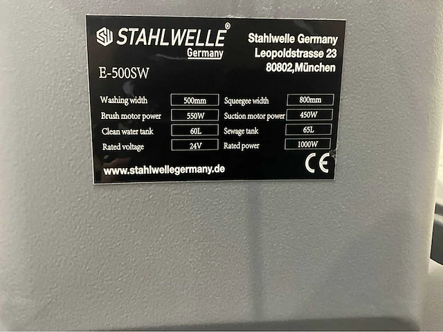 Stahwulle - 2026 - e-500sw - achterloop schrob-zuig machine - afbeelding 11 van  19