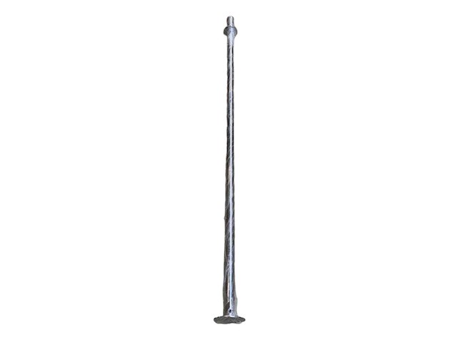 Stainless steel bow flagpole l1500 x d30 mm - 105698 - afbeelding 1 van  4