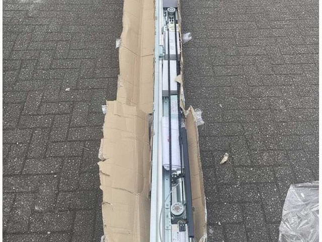 Stainless steel electric blind sliding door 24v h2150 x w1270 mm - afbeelding 5 van  10