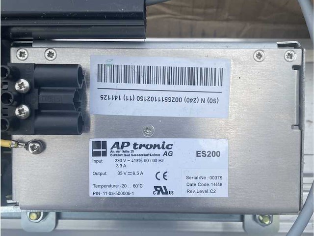 Stainless steel electric blind sliding door 24v h2150 x w1270 mm - afbeelding 6 van  10