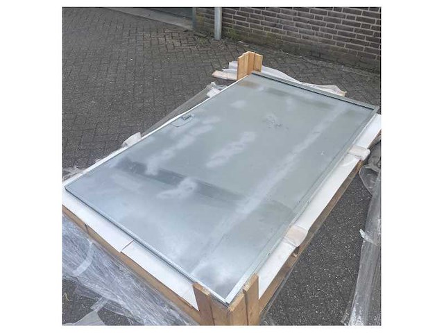 Stainless steel electric blind sliding door 24v h2150 x w1270 mm - afbeelding 2 van  2