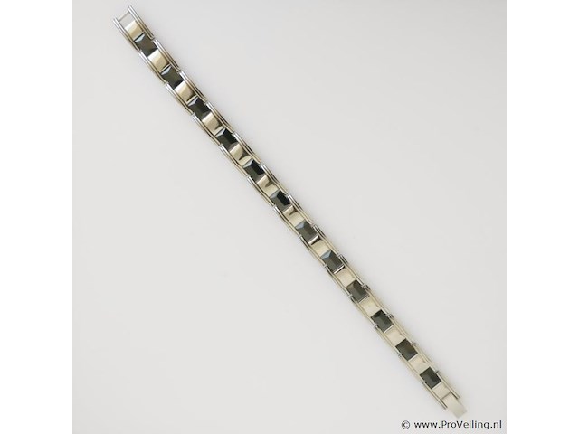 Stainless steel men's bracelet - afbeelding 1 van  6
