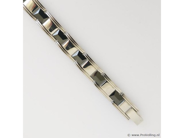 Stainless steel men's bracelet - afbeelding 3 van  6