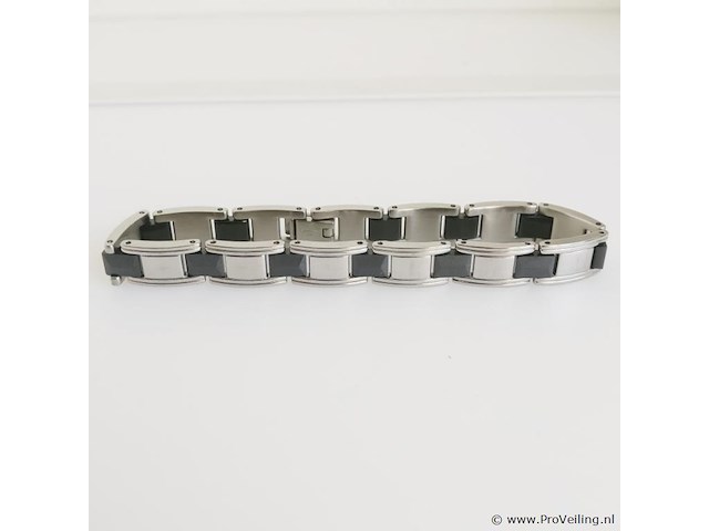 Stainless steel men's bracelet - afbeelding 5 van  6