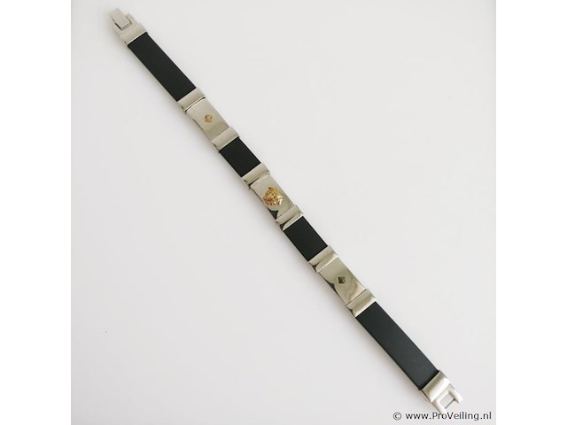 Stainless steel men's bracelet - afbeelding 1 van  6