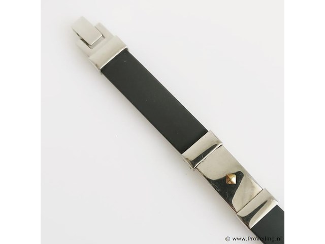 Stainless steel men's bracelet - afbeelding 3 van  6