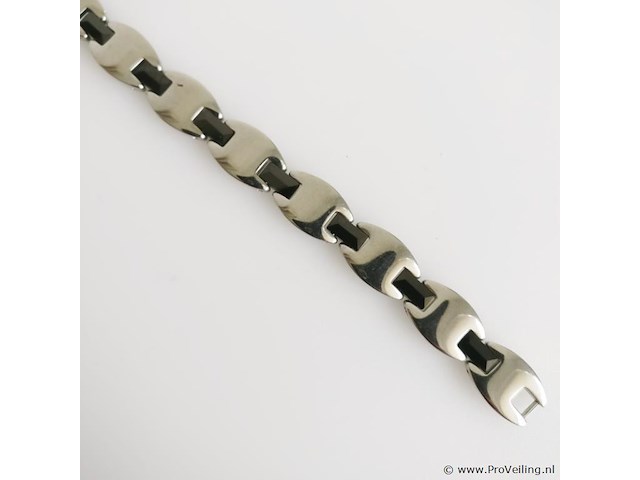 Stainless steel men's bracelet - afbeelding 2 van  6