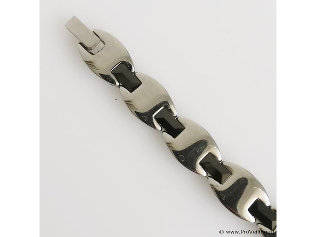 Stainless steel men's bracelet - afbeelding 3 van  6