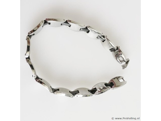 Stainless steel men's bracelet - afbeelding 4 van  6