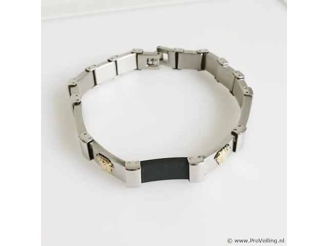 Stainless steel men's bracelet - afbeelding 4 van  6