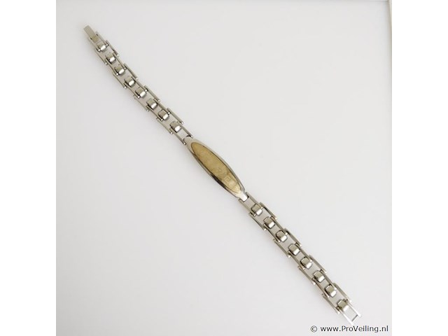 Stainless steel men's bracelet - afbeelding 1 van  6