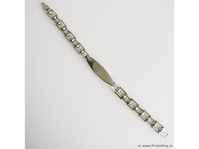 Stainless steel men's bracelet - afbeelding 5 van  6