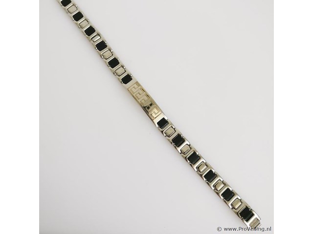 Stainless steel men's bracelet - afbeelding 1 van  6