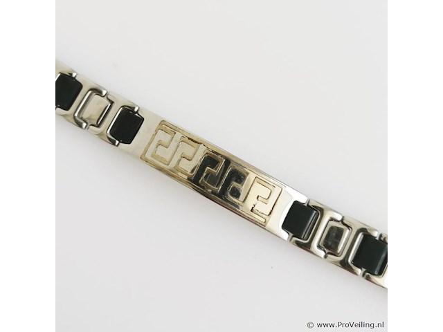 Stainless steel men's bracelet - afbeelding 2 van  6