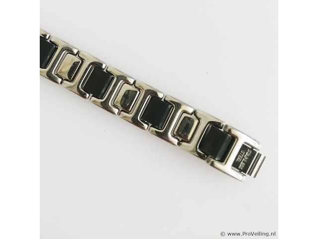 Stainless steel men's bracelet - afbeelding 3 van  6