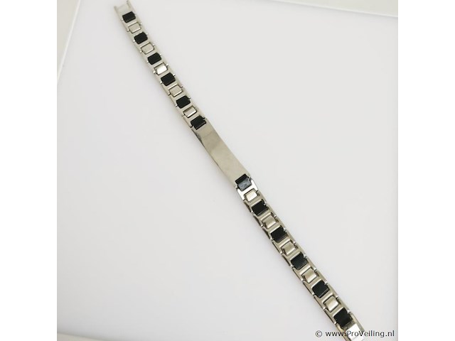 Stainless steel men's bracelet - afbeelding 5 van  6