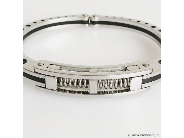 Stainless steel men's bracelet - afbeelding 1 van  6