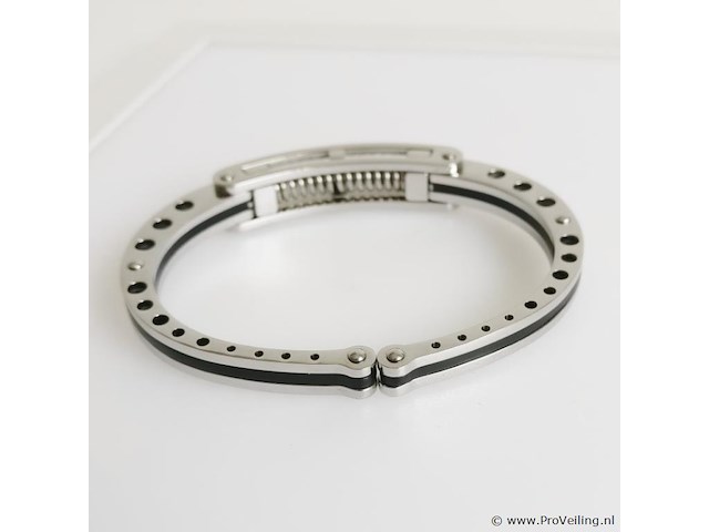 Stainless steel men's bracelet - afbeelding 5 van  6