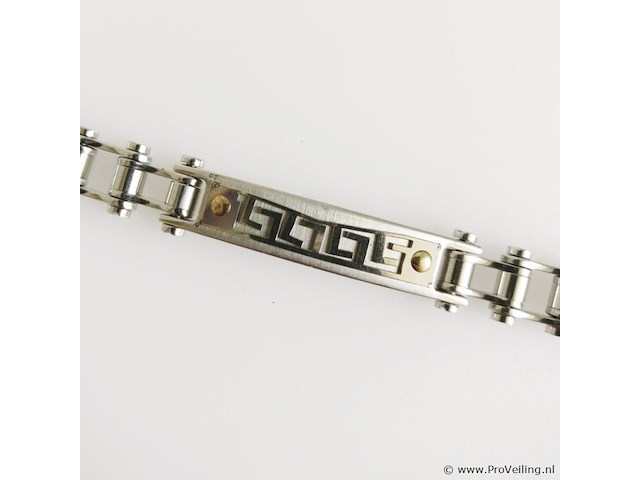 Stainless steel men's bracelet - afbeelding 4 van  6