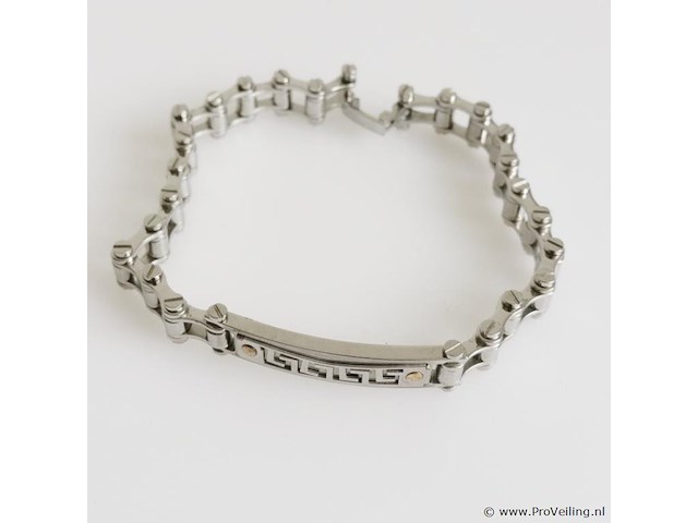 Stainless steel men's bracelet - afbeelding 6 van  6