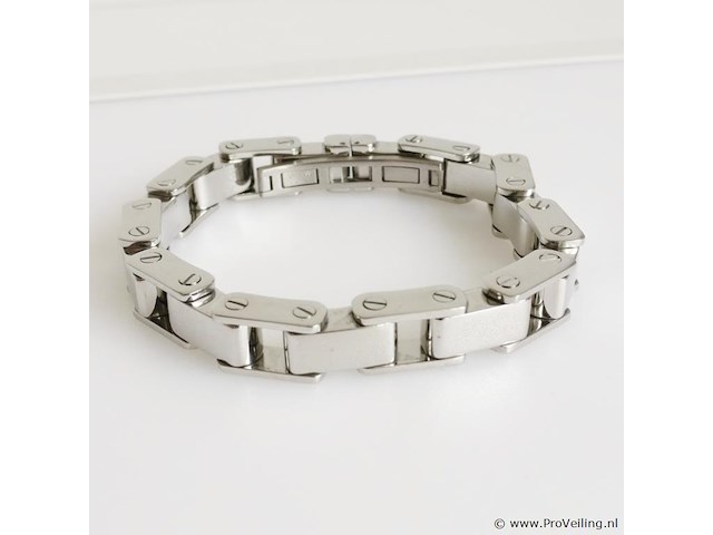 Stainless steel men's bracelet - afbeelding 2 van  6
