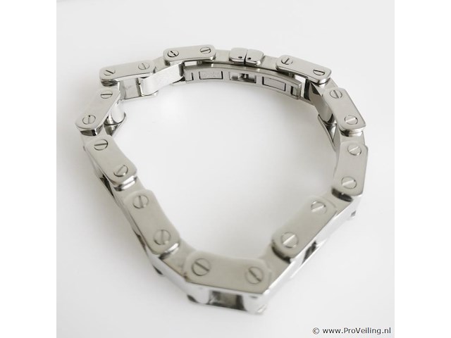 Stainless steel men's bracelet - afbeelding 5 van  6