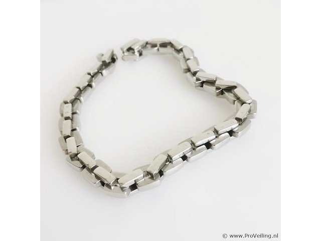 Stainless steel men's bracelet - afbeelding 5 van  6