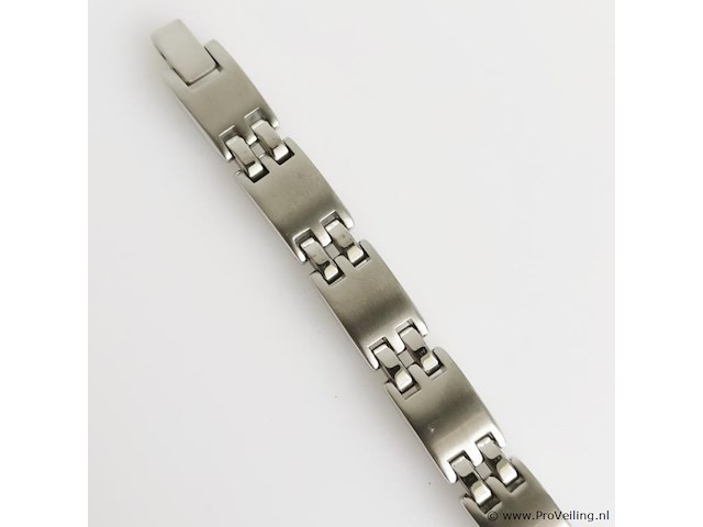 Stainless steel men's bracelet - afbeelding 3 van  6