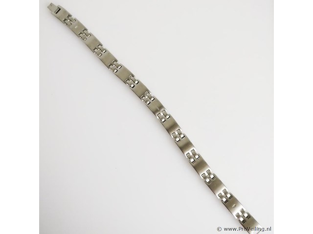 Stainless steel men's bracelet - afbeelding 4 van  6