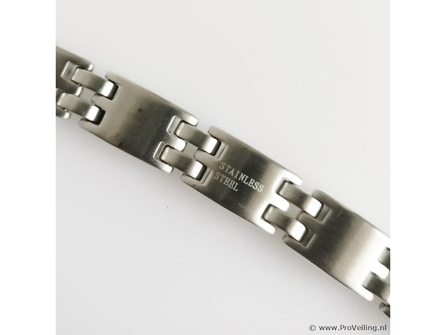 Stainless steel men's bracelet - afbeelding 5 van  6