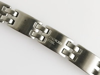 Stainless steel men's bracelet - afbeelding 5 van  6