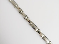 Stainless steel men's bracelet - afbeelding 1 van  6