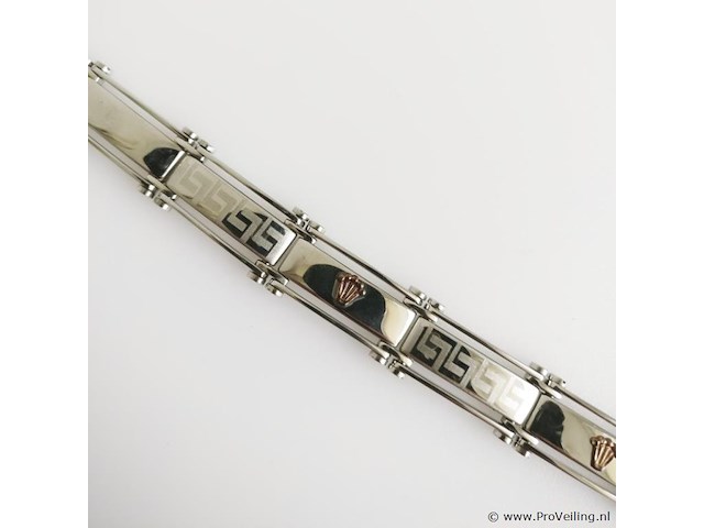 Stainless steel men's bracelet - afbeelding 3 van  6