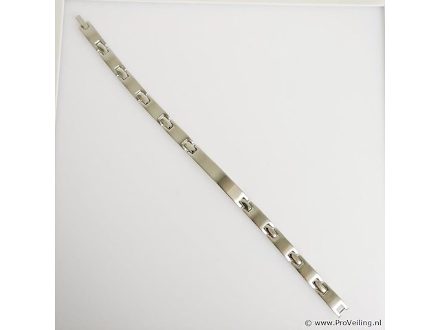 Stainless steel men's bracelet - afbeelding 1 van  6
