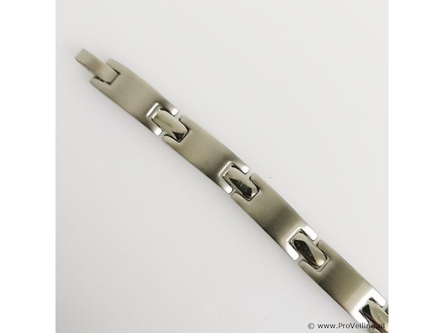 Stainless steel men's bracelet - afbeelding 3 van  6