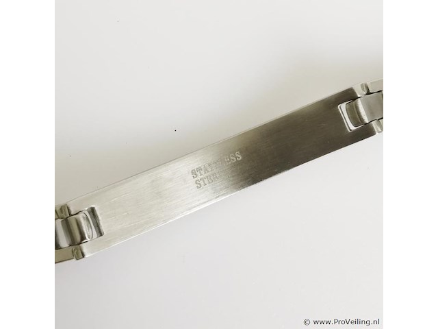 Stainless steel men's bracelet - afbeelding 5 van  6