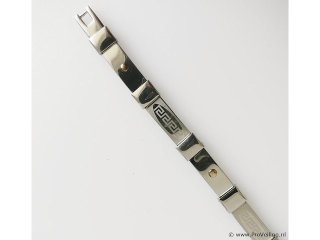 Stainless steel men's bracelet - afbeelding 2 van  6