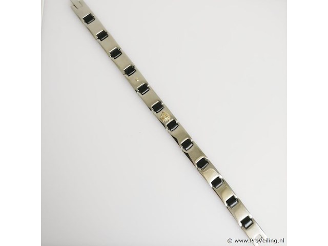 Stainless steel men's bracelet - afbeelding 1 van  6
