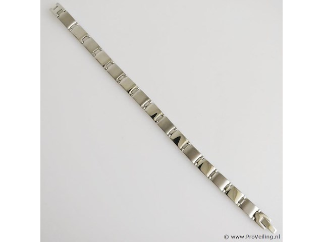 Stainless steel men's bracelet - afbeelding 1 van  6