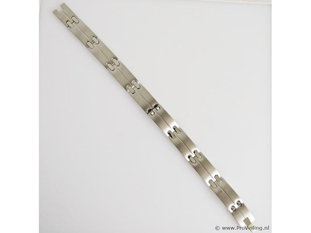 Stainless steel men's bracelet - afbeelding 1 van  6