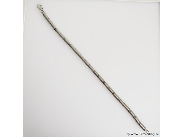 Stainless steel men's bracelet - afbeelding 3 van  6
