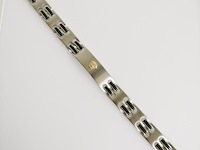 Stainless steel men's bracelet - afbeelding 1 van  6