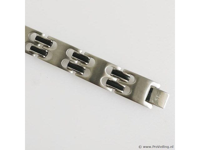 Stainless steel men's bracelet - afbeelding 3 van  6