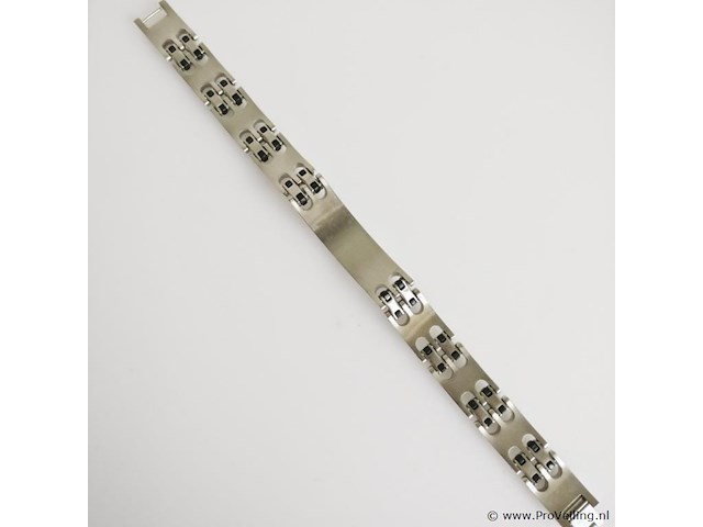Stainless steel men's bracelet - afbeelding 5 van  6