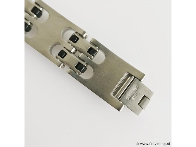 Stainless steel men's bracelet - afbeelding 6 van  6