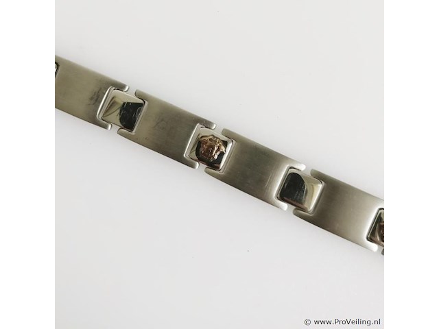 Stainless steel men's bracelet - afbeelding 2 van  6